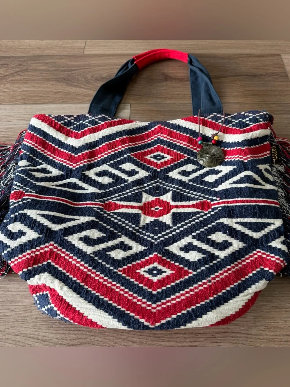 Vintage Catori Aztec Southwestern Tote Bag